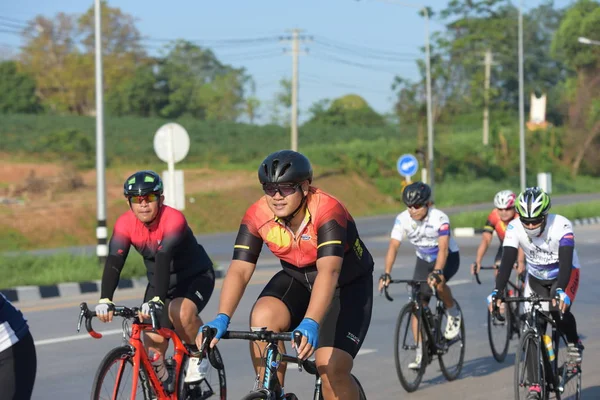Charity Bike Tournament Help Children Visual Impairment Petchaburi Thailand Июнь — стоковое фото