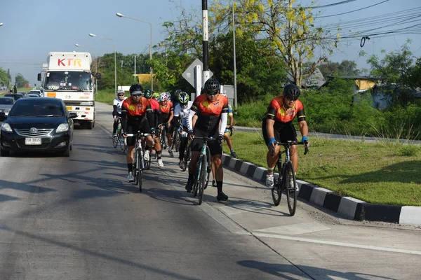 Ciclista Amador Eles Competem Programa Caridade Para Crianças Com Deficiência — Fotografia de Stock