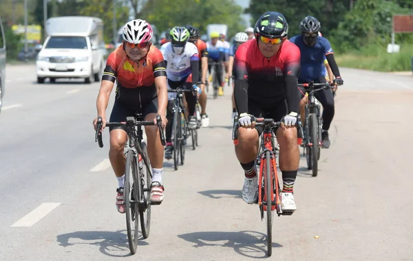 Amateur Cycliste Ils Participent Programme Bienfaisance Pour Les Enfants Ayant — Photo