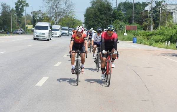 Amateur Cycliste Ils Participent Programme Bienfaisance Pour Les Enfants Ayant — Photo