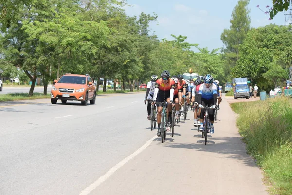 Amateur Cycliste Ils Participent Programme Bienfaisance Pour Les Enfants Ayant — Photo