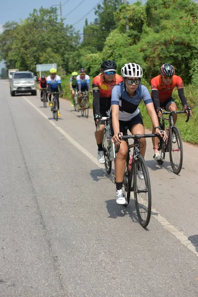 Thaïlande Mars 2018 Compétition Cycliste — Photo