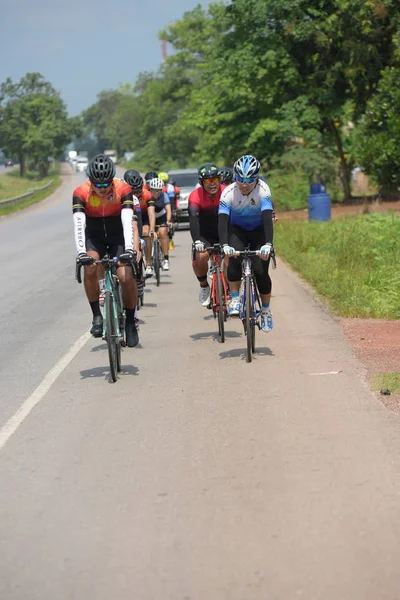 Amateur Cycliste Ils Participent Programme Bienfaisance Pour Les Enfants Ayant — Photo