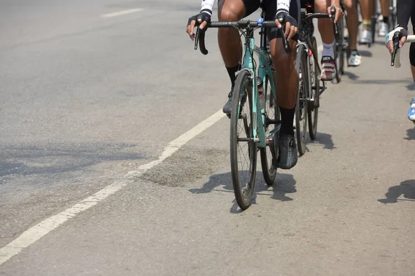 Ciclista Amateur Compiten Programa Caridad Para Niños Con Discapacidad Visual — Foto de Stock