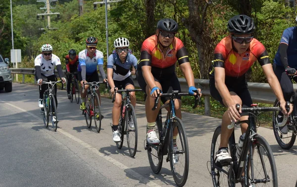 Ciclista Amateur Compiten Programa Caridad Para Niños Con Discapacidad Visual — Foto de Stock