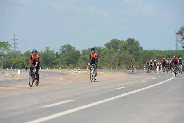 Amateur Cycliste Ils Participent Programme Bienfaisance Pour Les Enfants Ayant — Photo