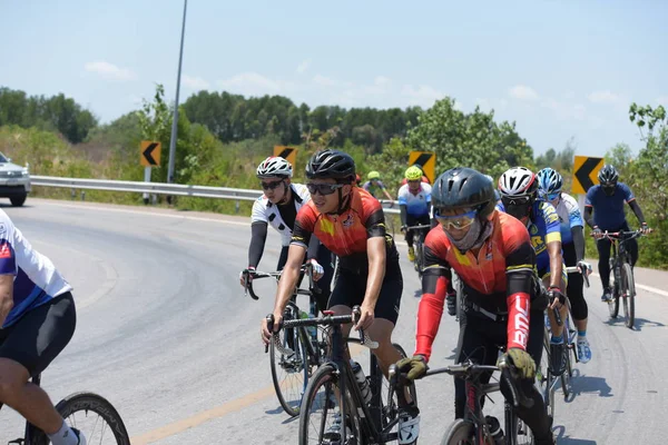 Amateur Cycliste Ils Participent Programme Bienfaisance Pour Les Enfants Ayant — Photo