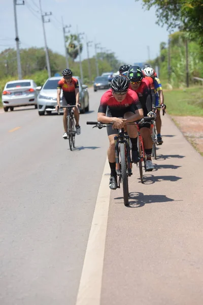 Amateur Cycliste Ils Participent Programme Bienfaisance Pour Les Enfants Ayant — Photo