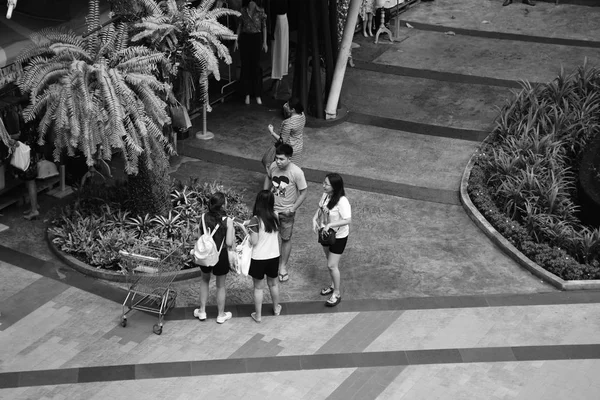 City Life Thailand Black White Tone — Stock Photo, Image