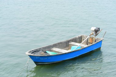 Balıkçılık Tekne ve balıkçı limanı Chonburi, Tayland, Thailand, eski tekneler