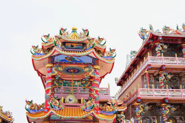 Santuário Arte Chinês Tailândia Adoração Pessoas Chonburi Thailand Escultura Chinesa — Fotografia de Stock