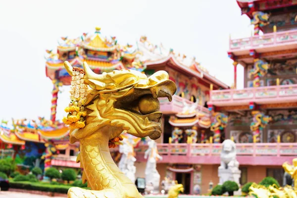 Santuário Arte Chinês Tailândia Adoração Pessoas Chonburi Thailand Escultura Chinesa — Fotografia de Stock