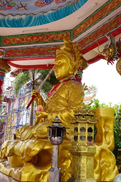 Santuário Arte Chinês Tailândia Adoração Pessoas Chonburi Thailand Escultura Chinesa — Fotografia de Stock