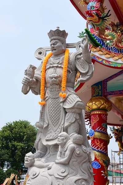 Chinese Art Shrine Thailand Worship People Chonburi Thailand Chinese Sculpture — Stock Photo, Image