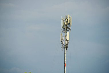  gündoğumu günbatımı iletişim teknoloji ağı, background.silhouette uydu kule Telekom ağ teknolojisi ile Telekom tower.communication anten