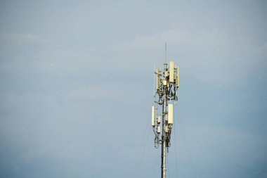  gündoğumu günbatımı iletişim teknoloji ağı, background.silhouette uydu kule Telekom ağ teknolojisi ile Telekom tower.communication anten