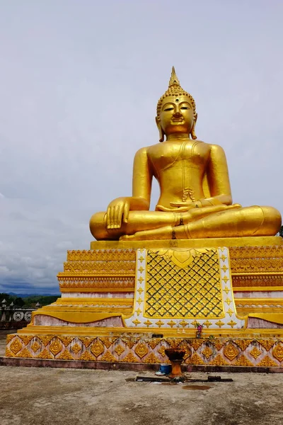 Bouddha Doréart Birman Style Thaï Art Thaï Mixte Frontière Thaïlande — Photo