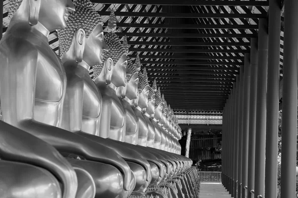 Goldene Buddhaburmesische Kunst Thailändischen Stil Gemischte Thailändische Kunst Die Grenze — Stockfoto