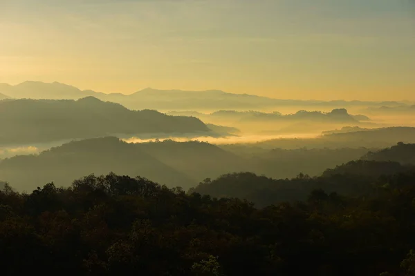 Bellissimo Paesaggio Montano Thailandia — Foto Stock