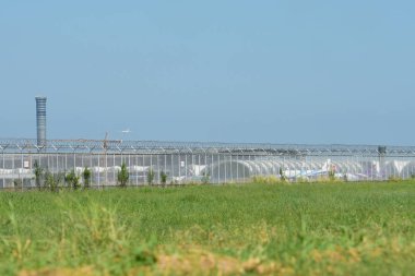 Tayland 'daki havalimanı manzarası 