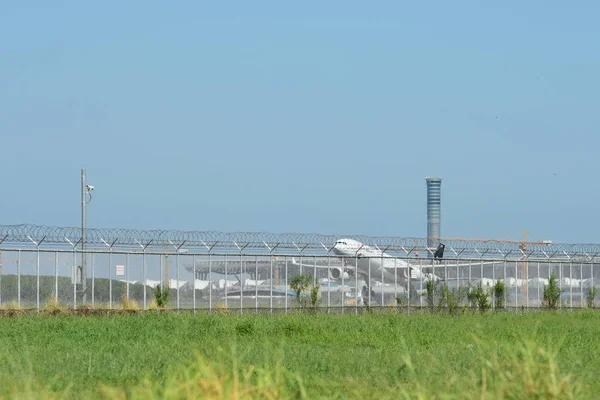 Vista Distante Edifício Aeroporto Tailândia — Fotografia de Stock