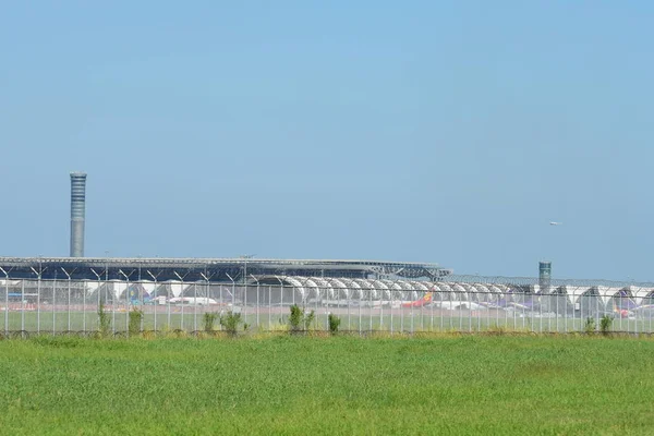 Дальний Вид Здание Аэропорта Таиланде — стоковое фото