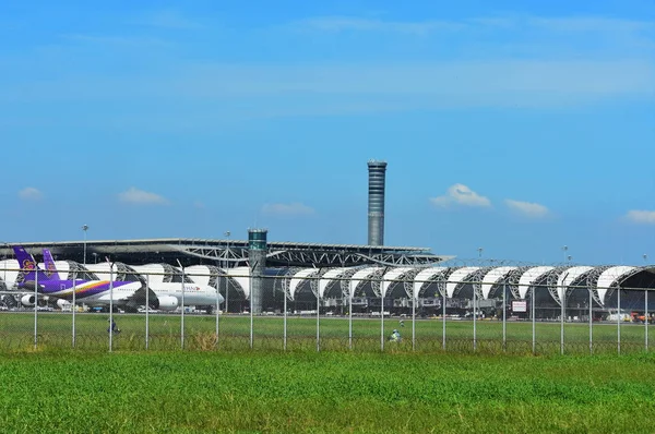 Vista Del Edificio Del Aeropuerto Tailandia Concepto Viaje —  Fotos de Stock