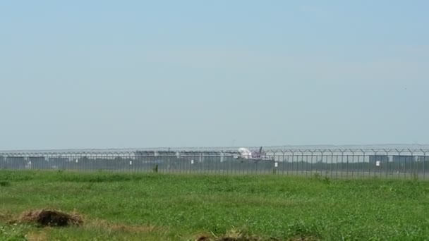 stock video view of Thailand airport building, travel concept 