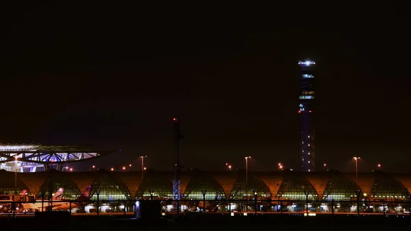 view of cityscape illumination at nighttime, urban concept