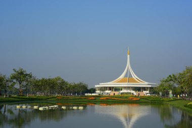 parkta ağaçların görünümü