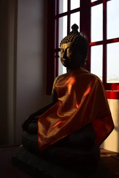 Uvnitř Chrámu Buddhistů Koncept Cestování — Stock fotografie