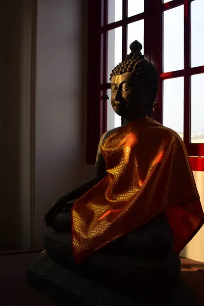 All Interno Del Tempio Buddista Concetto Viaggio — Foto Stock