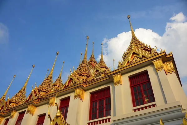 Low Angle View Ancient Golden Buddhists Temple Daytime — Stock Photo, Image