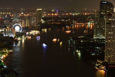 Bangkok şehir Üstten Görünüm 