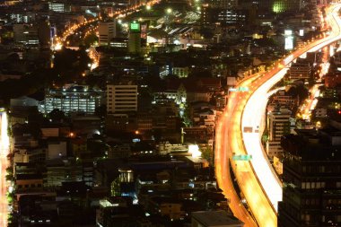 Bangkok şehir Üstten Görünüm 