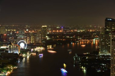 Bangkok şehir Üstten Görünüm 