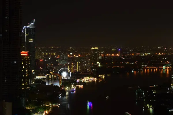 Blick Auf Die Stadt Bangkok — Stockfoto
