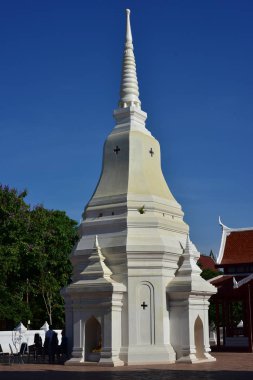 Antik Budistler 'in gündüz tapınağı manzarası
