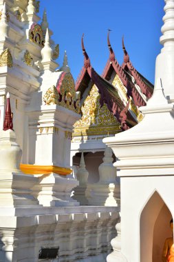 Antik Budistler 'in gündüz tapınağı manzarası