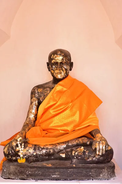 Blick Auf Buddha Statue Thailändischen Tempel Reisekonzept — Stockfoto