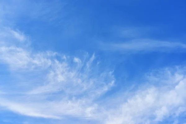 Blue Cloudy Sky Background Copy Space — Stock Photo, Image