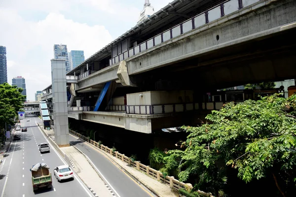 High Rise Buildings Offices Big City Business District Bangkok Both — Stock Photo, Image