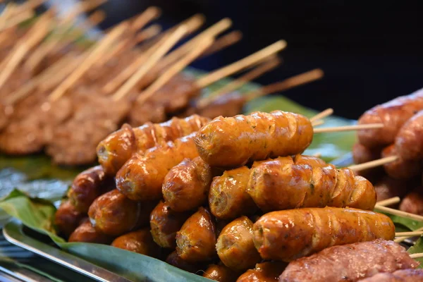 Close Traditional Asian Food Display — Stock Photo, Image