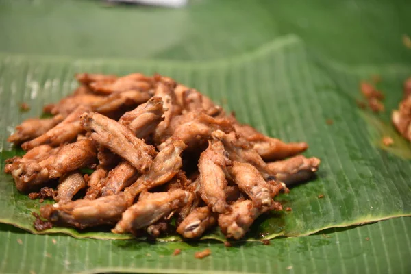 close up of traditional Asian food on display