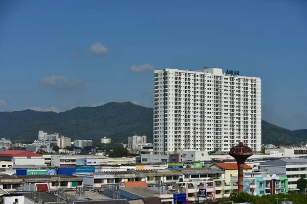 近代都市の空中風景 — ストック写真