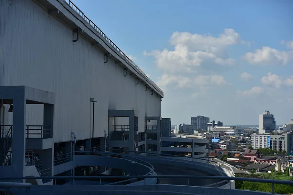 Vista Aérea Cidade Moderna — Fotografia de Stock