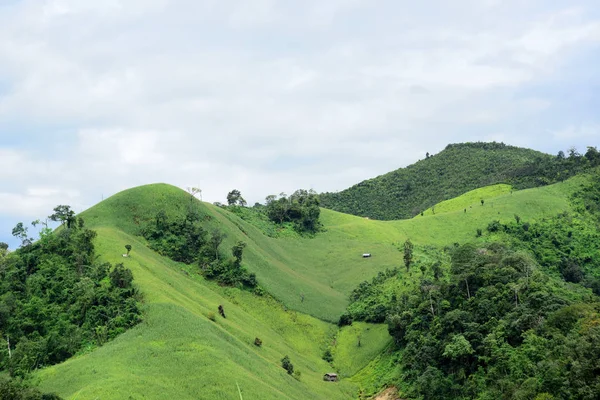 タイの緑の山の風景 — ストック写真