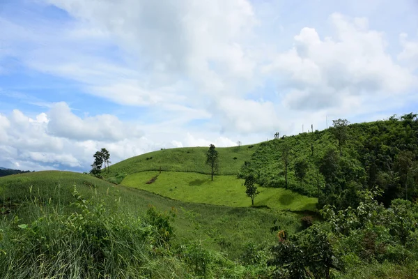 Paisaje Montaña Verde Tailandia — Foto de Stock