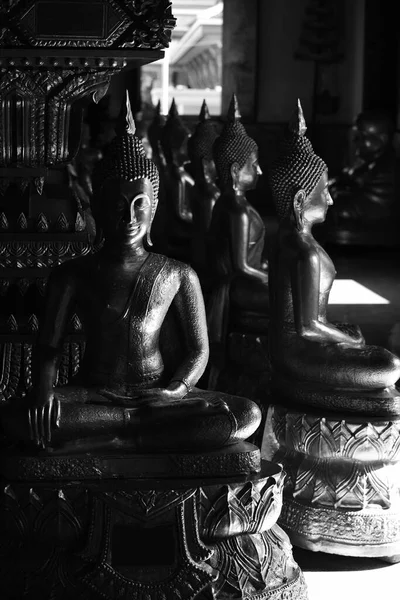 Statua Oro Buddha Nel Tempio Thailandia — Foto Stock