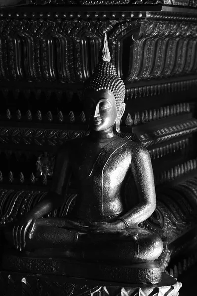 Estátua Ouro Buddha Templo Tailândia — Fotografia de Stock